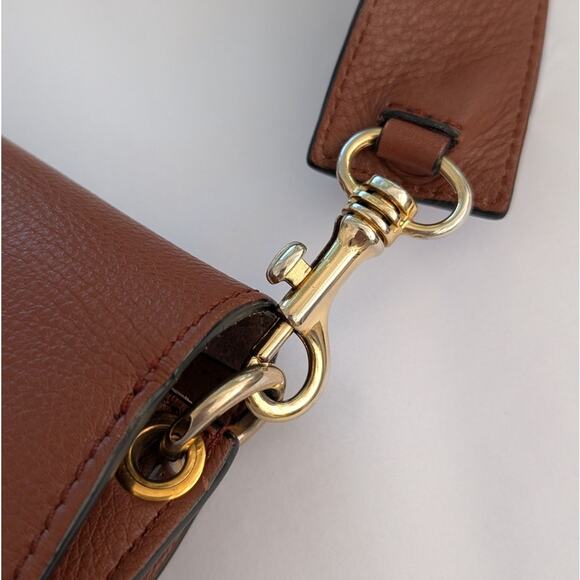 JW Anderson Pierce Brown Leather Medium Handbag Shoulder Bag - Picture 10 of 12